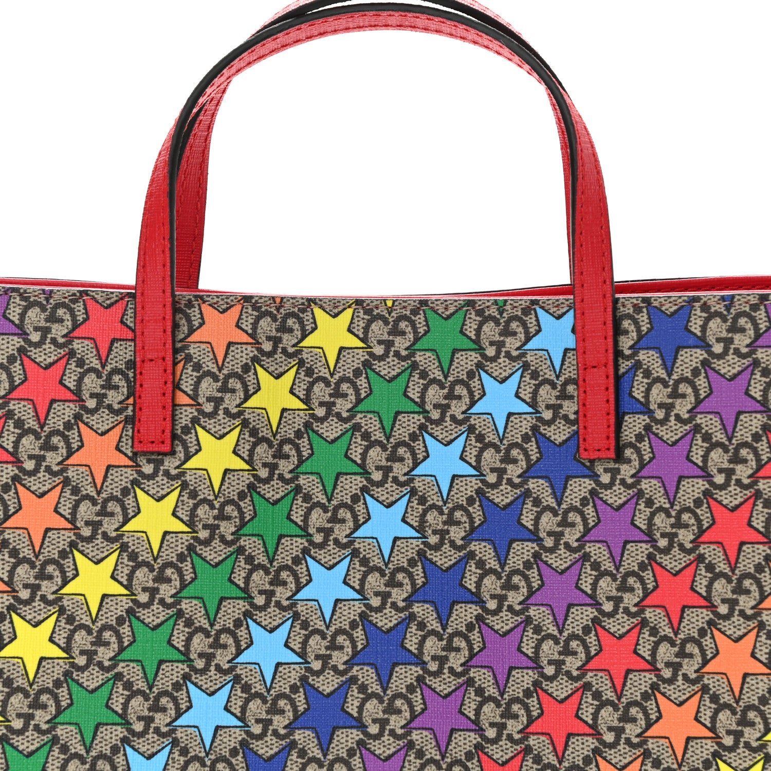 Gucci GG Supreme Monogram Childrens Star Print Tote Multicolor 8 of 11