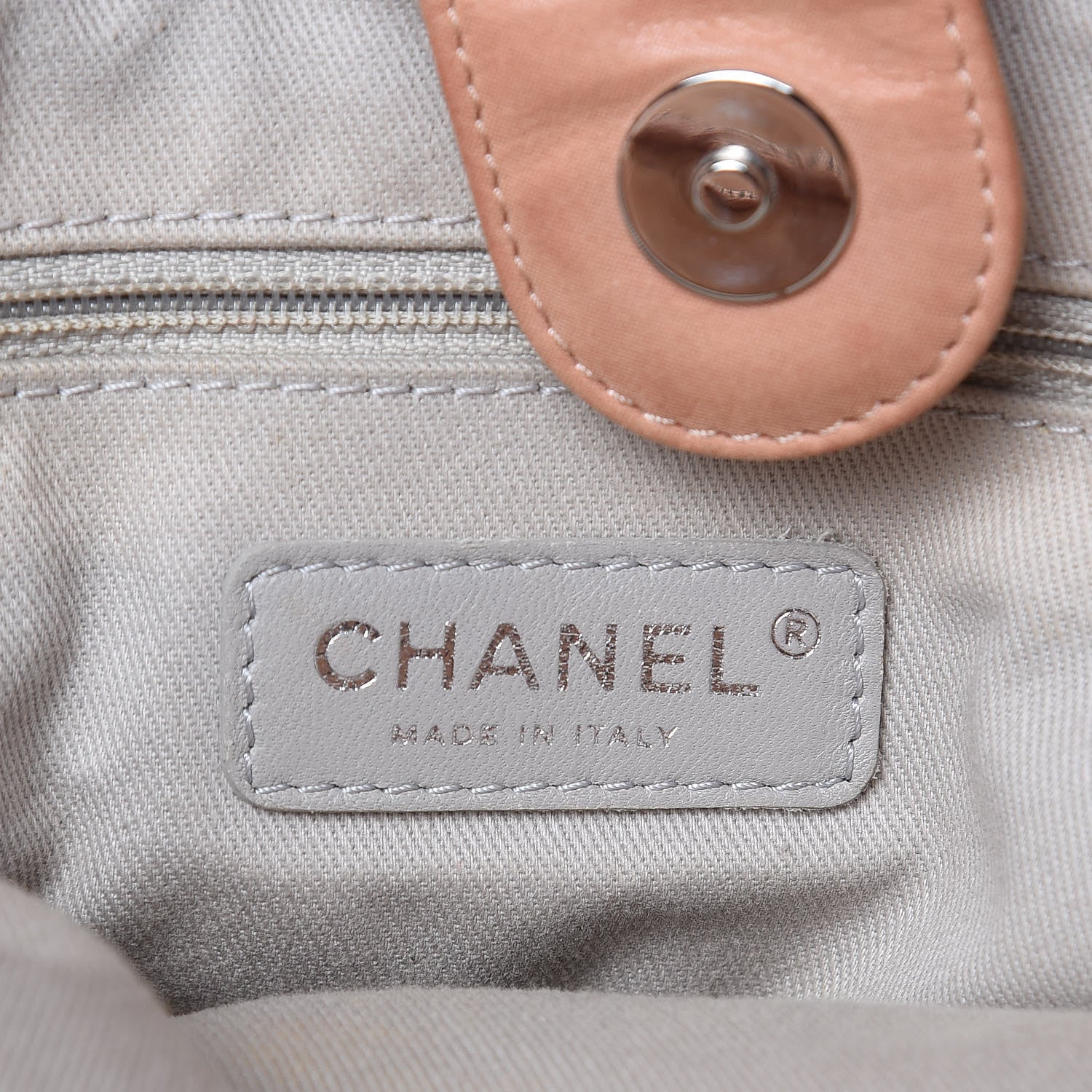 Chanel Iridescent Calfskin Large Sea Hit Tote Pink 6 of 22