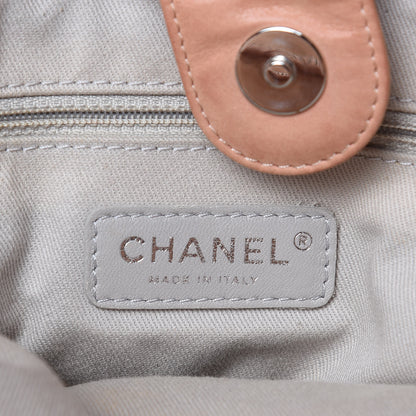 Chanel Iridescent Calfskin Large Sea Hit Tote Pink 6 of 22