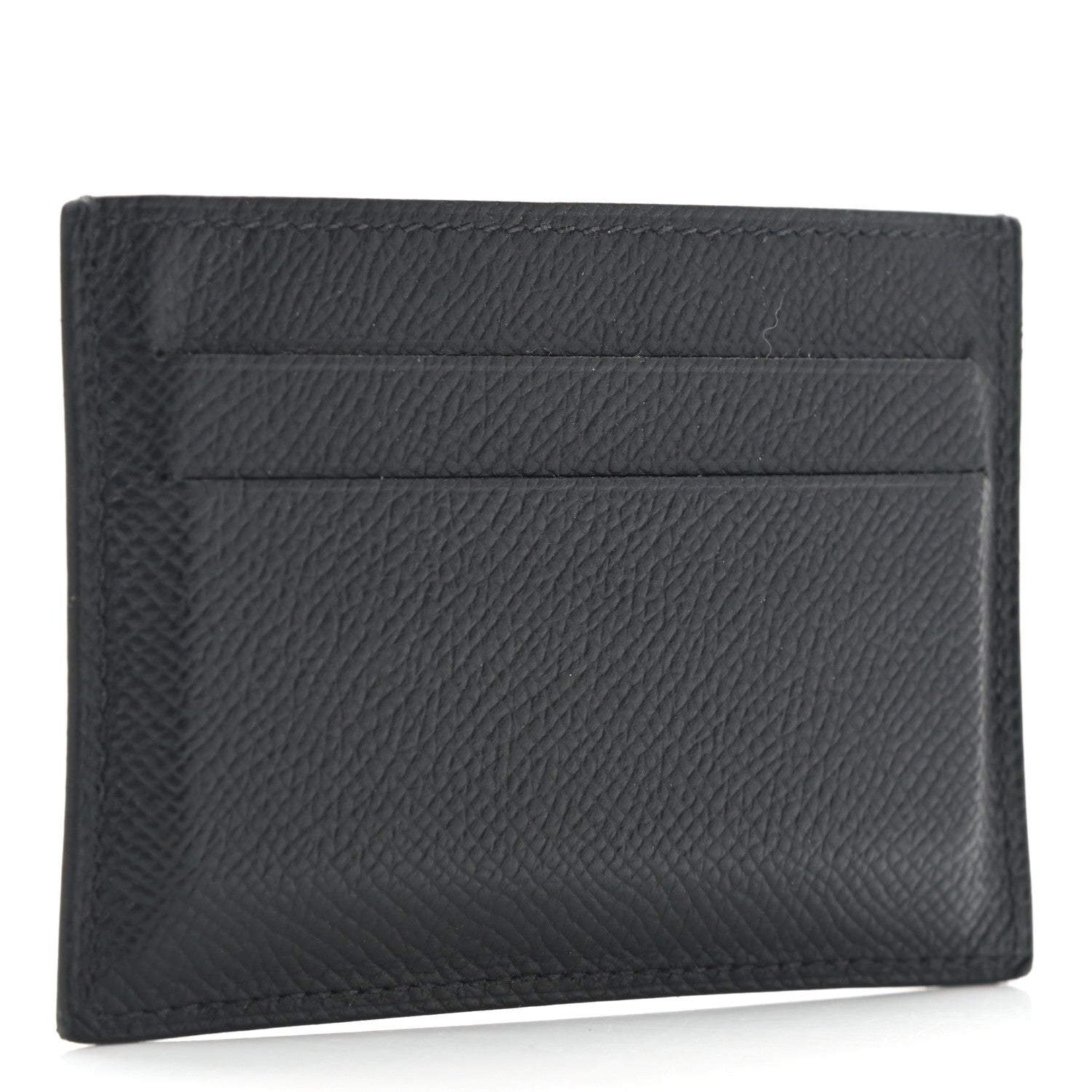Hermes Epsom Citizen Twill Card Case Black 3 of 8