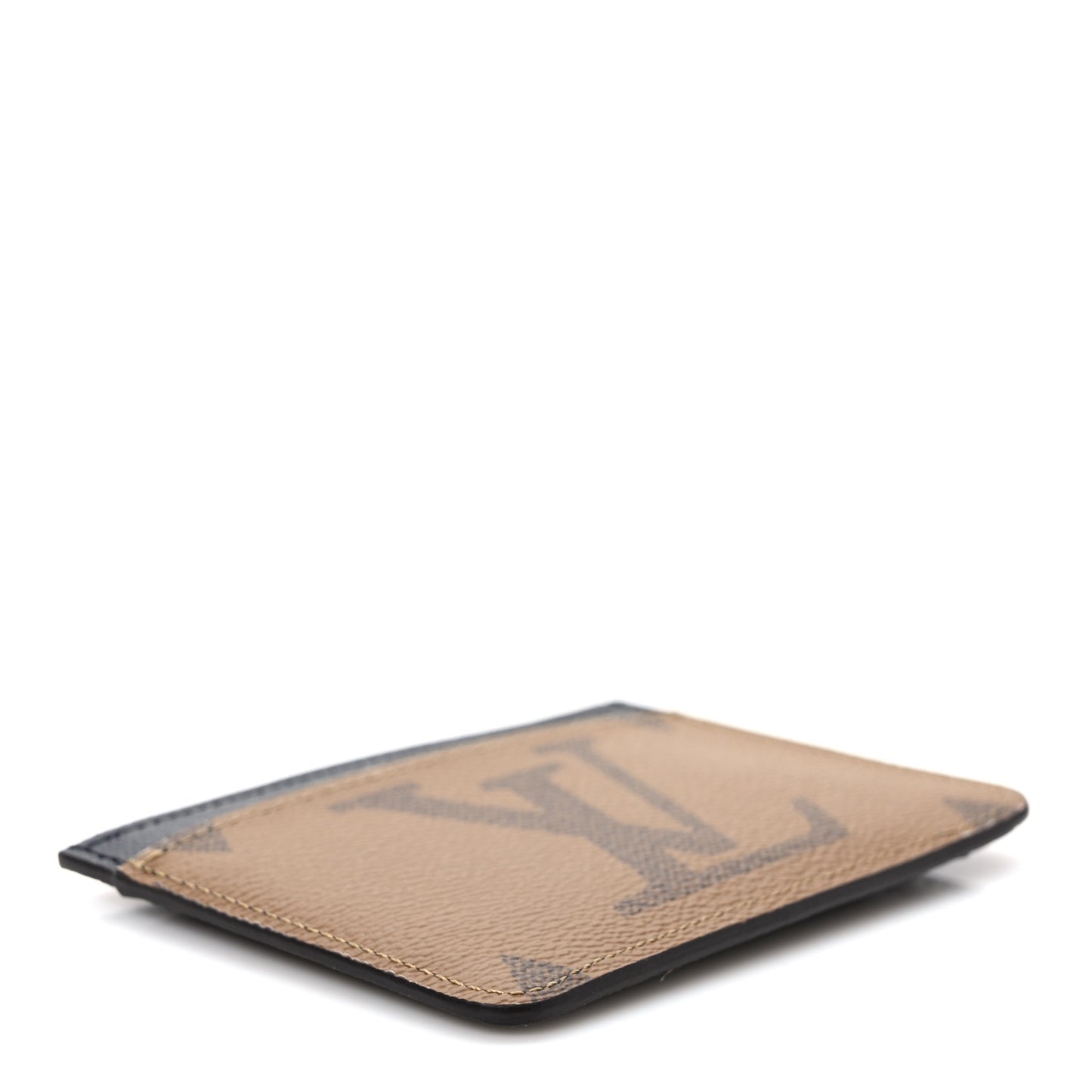 Reverse Monogram Side Up Card Holder