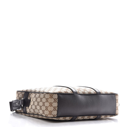 Gucci Monogram Briefcase Dark Brown 4 of 10