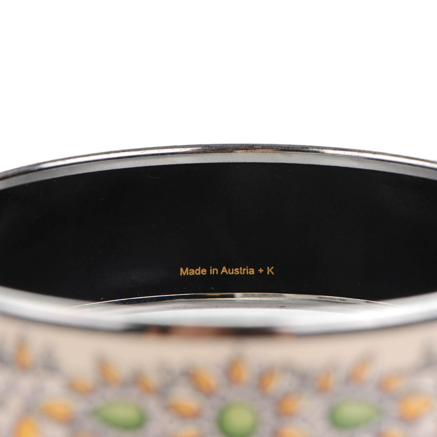 Enamel Printed Wide Parures Des Maharajas Bracelet 70
