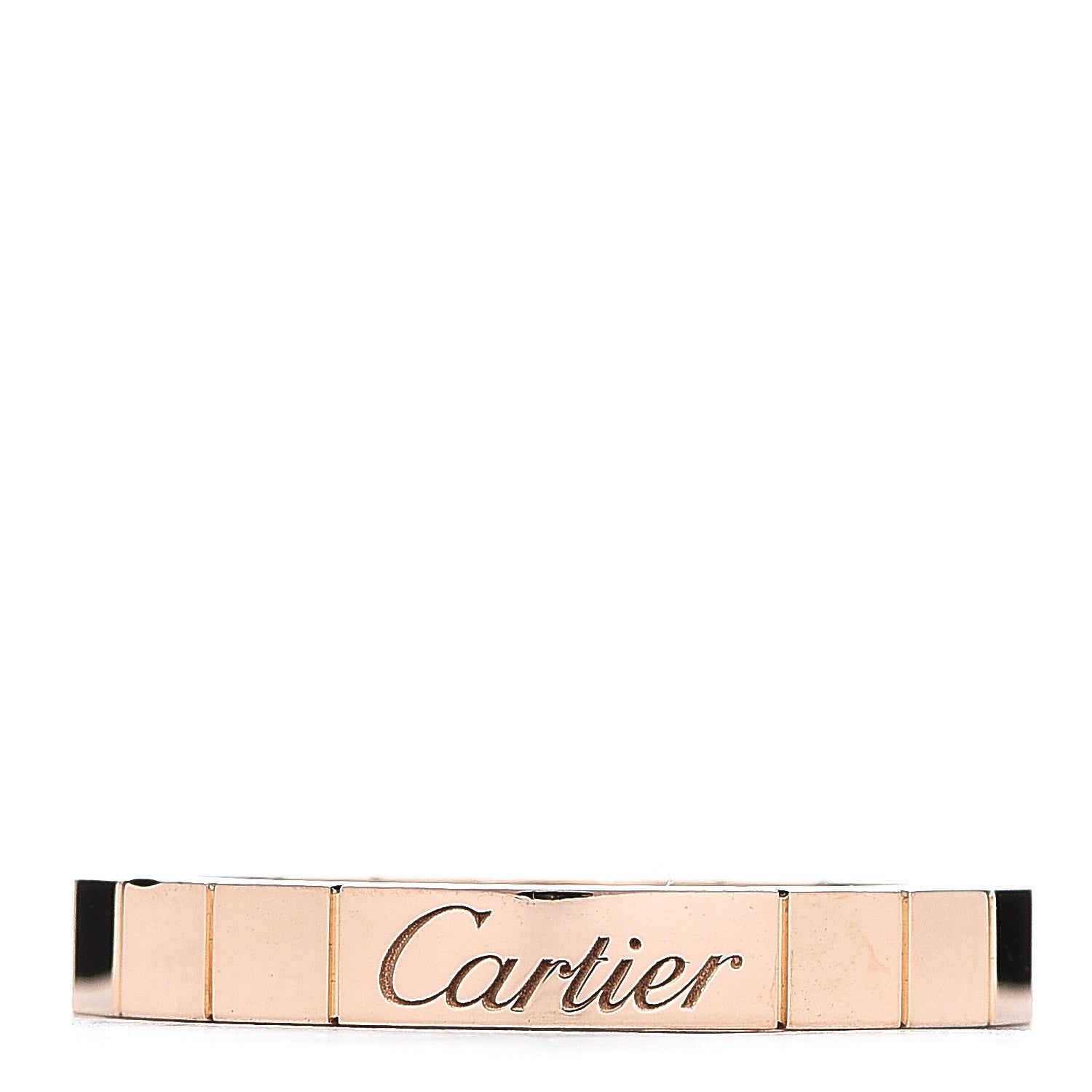 Cartier 18K Pink Gold Pink Sapphire Lanieres Ring 51 5.75 2 of 3