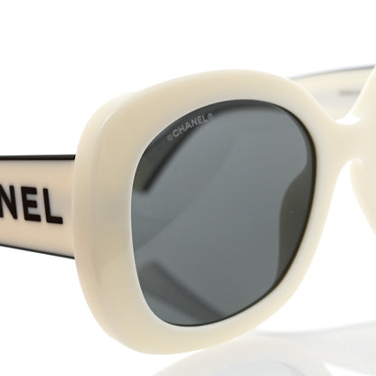 Chanel Acetate Sunglasses 71414A White 7 of 8