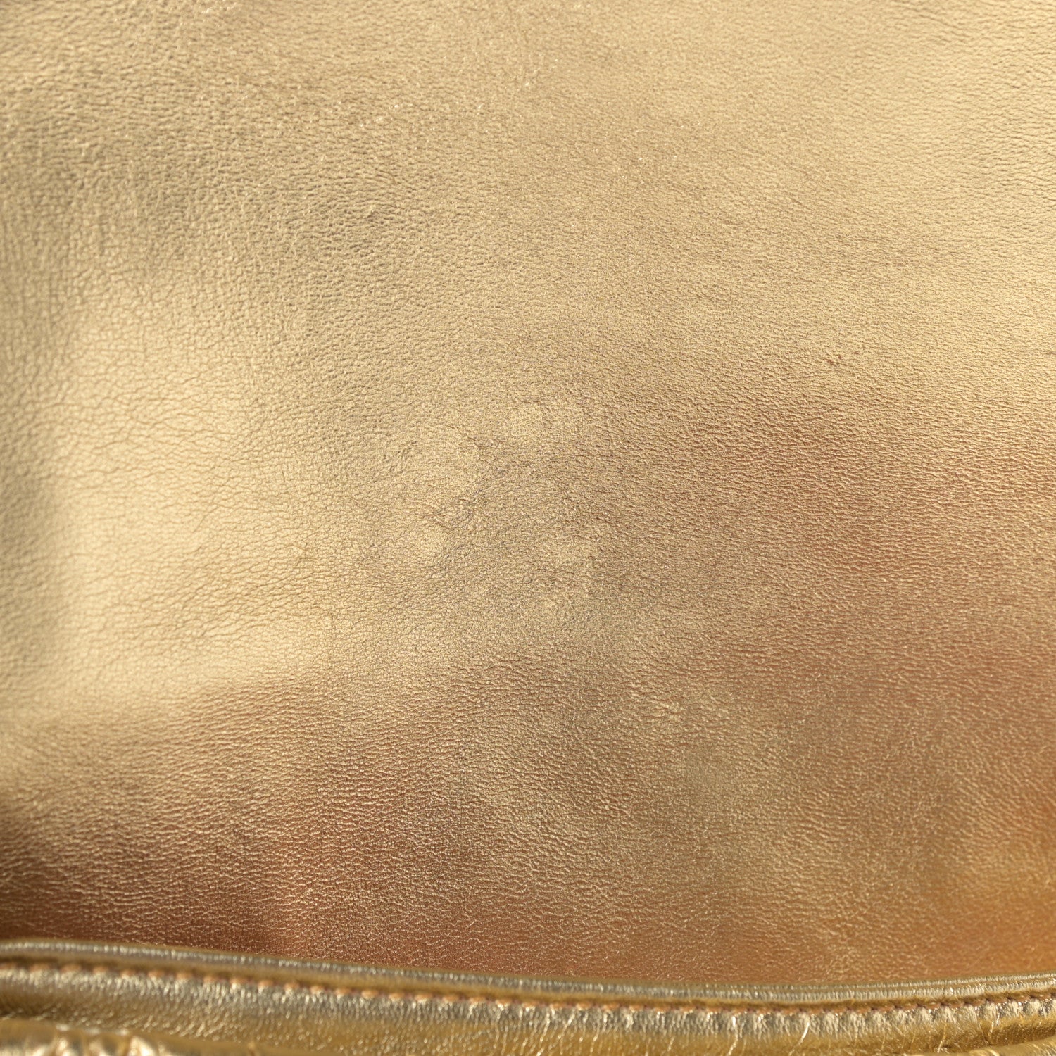 Miu Miu Nappa Matelasse Flap Clutch Gold 13 of 13