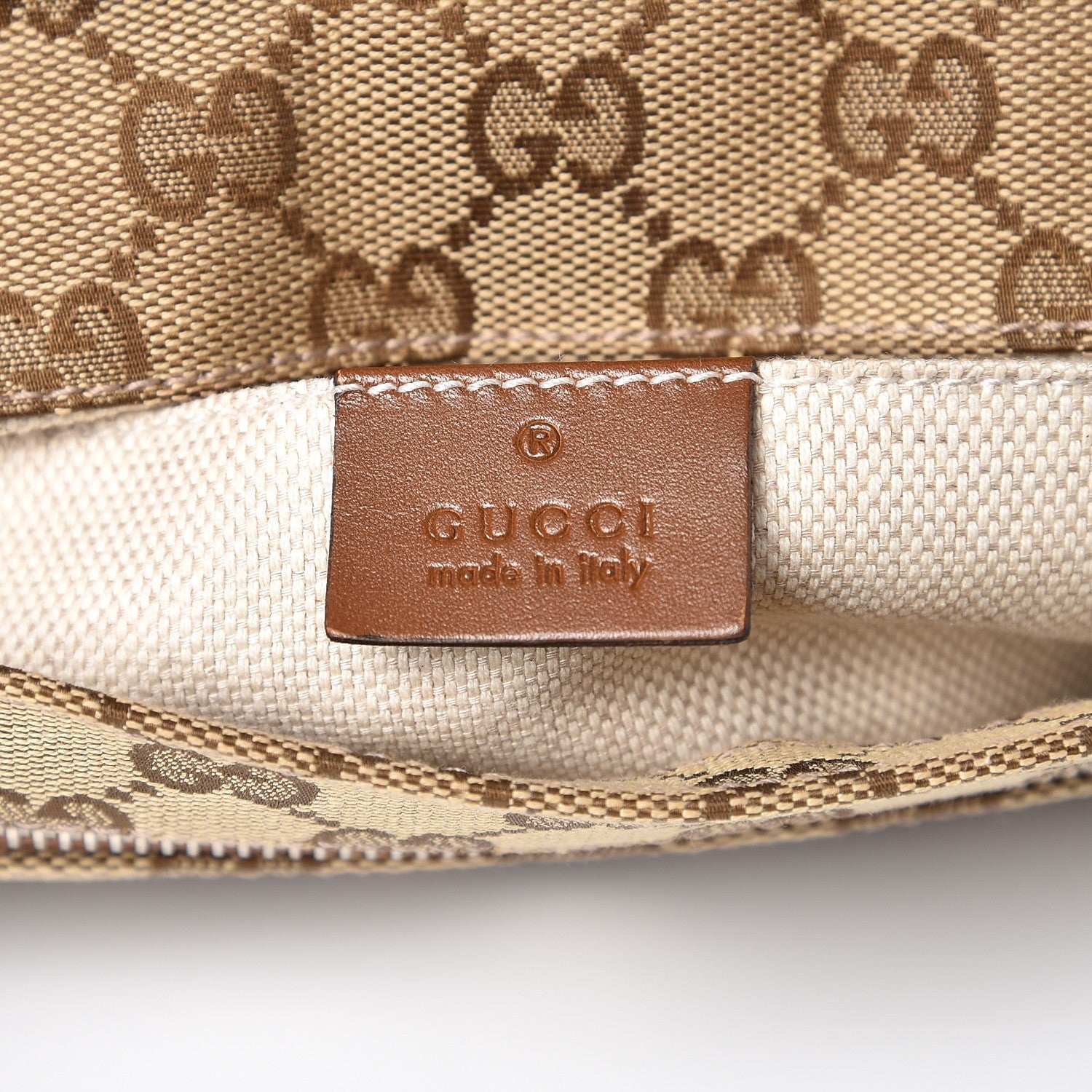 Gucci Monogram Belt Bag Brown 6 of 9