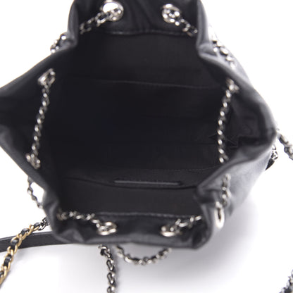 Chanel Patent Goatskin Quilted Small Gabrielle Bucket Black 6 of 12