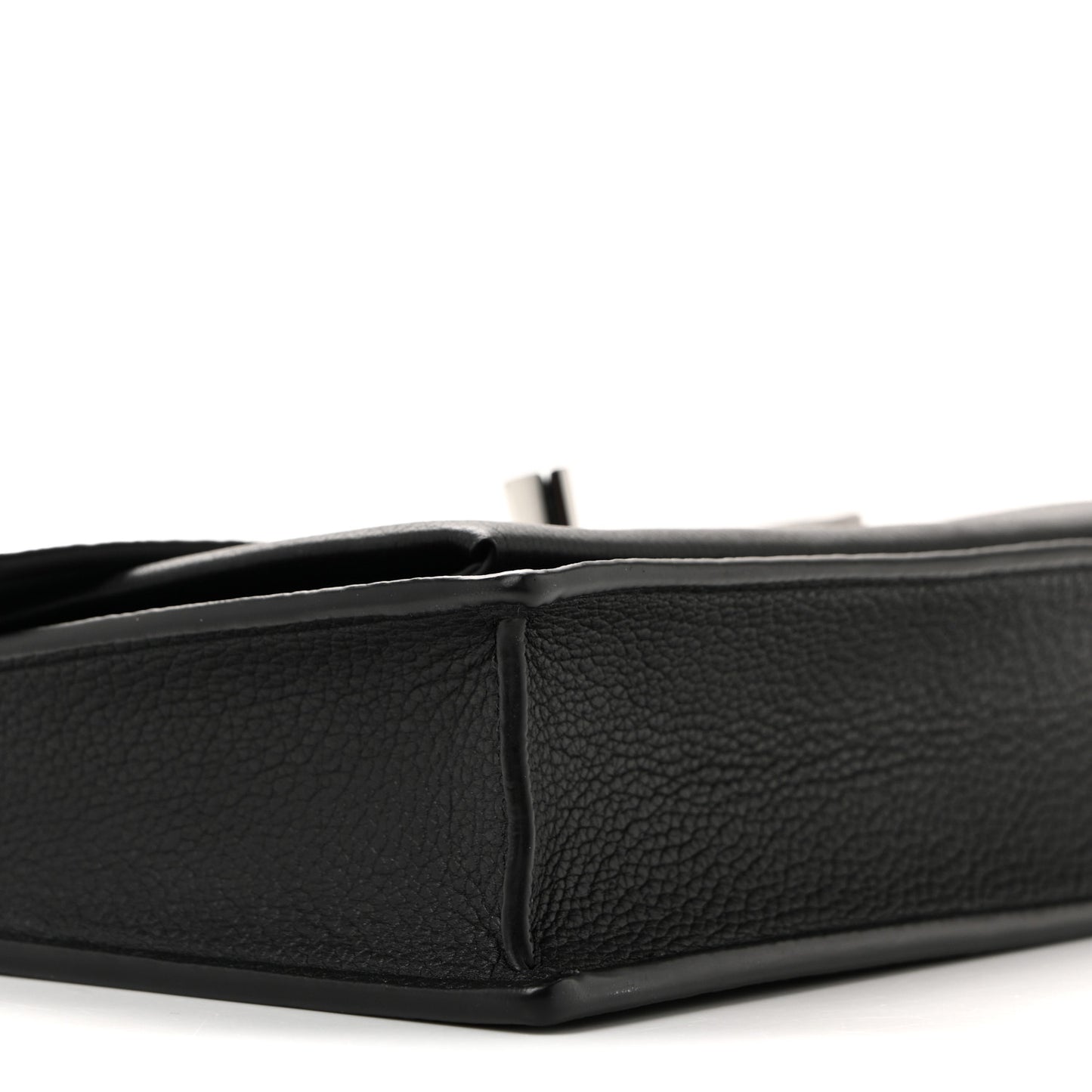 Soft Calfskin My Lockme Chain Pochette Black