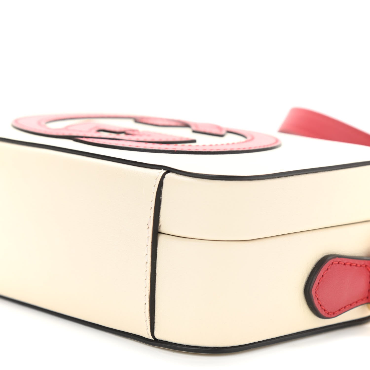 Gucci Vitello Eclipse Mini Interlocking G Shoulder Bag Mystic White Hibiscus Red 13 of 13