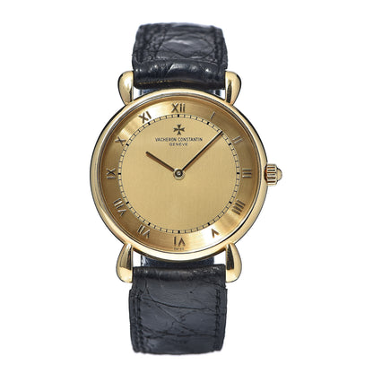 Vacheron Constantin 18K Yellow Gold Alligator 31.5mm Historiques Manual Winding Watch Gold 1 of 8