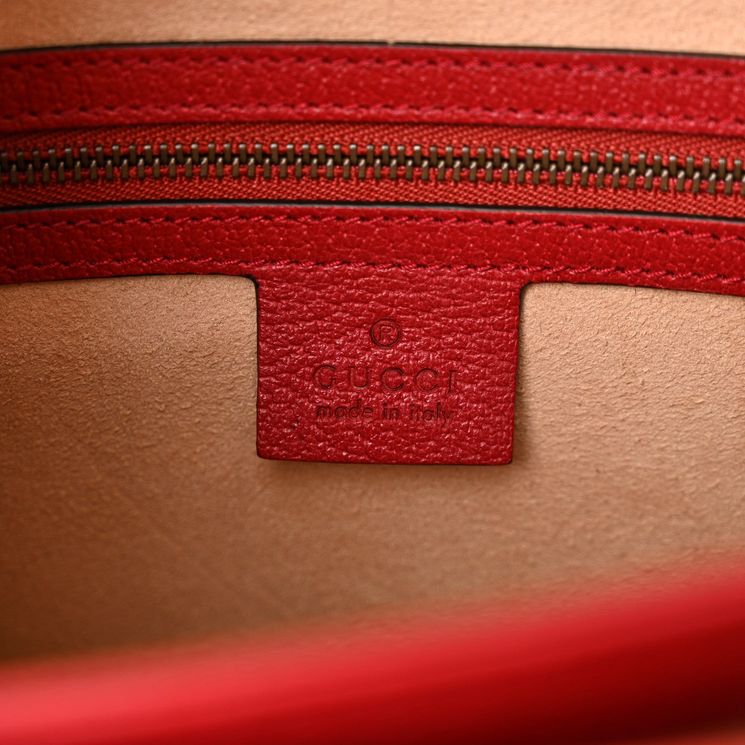 Gucci GG Supreme Monogram Small Queen Margaret Top Handle Bag Red 6 of 12
