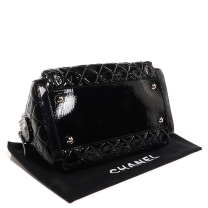 Chanel Patent Day Glo Flap Bag Black 3 of 7