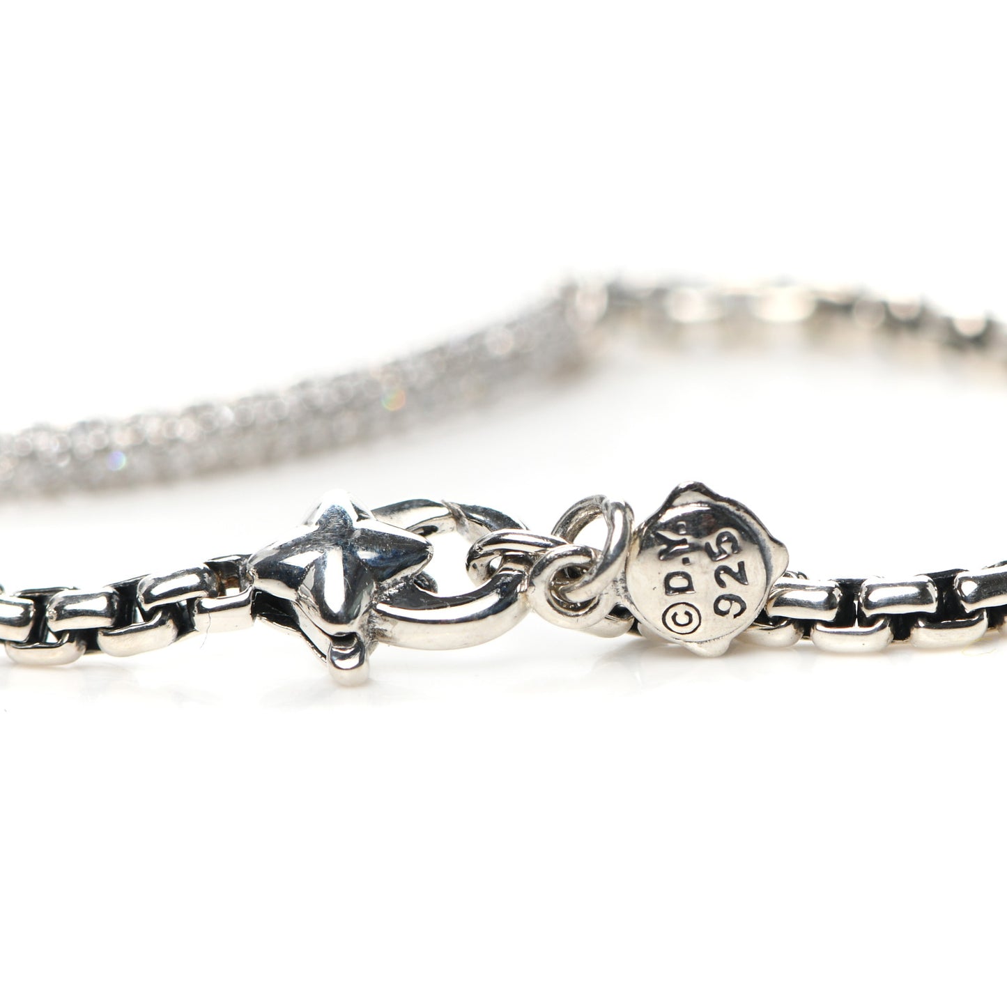 Sterling Silver Diamond Petite Pave Metro Bar Bracelet