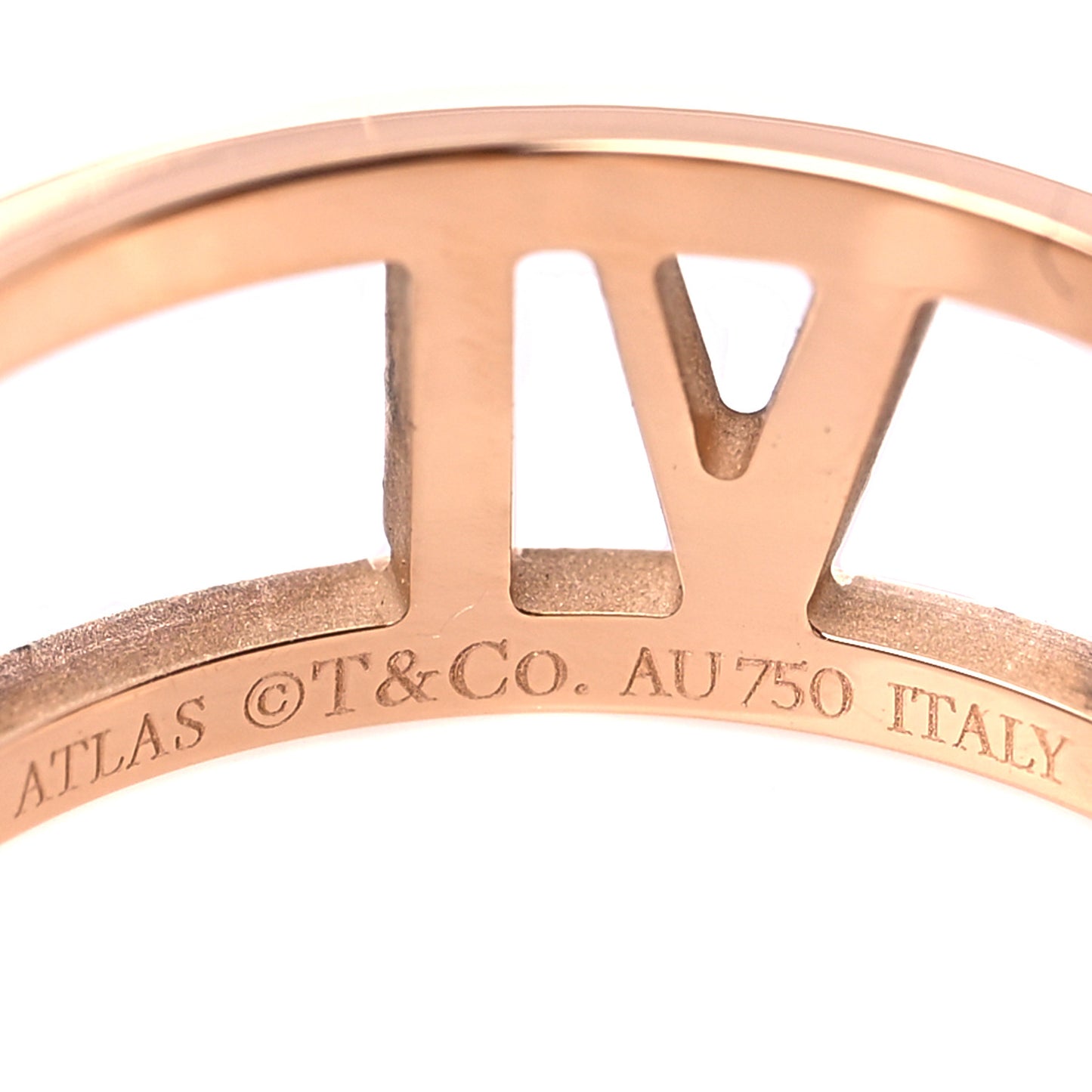 18K Rose Gold Atlas Open Ring 50 5.5