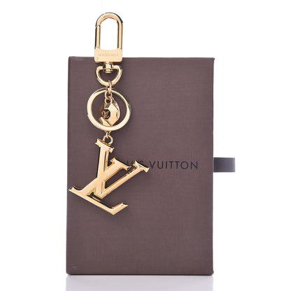 Louis Vuitton LV Facettes Bag Charm Key Holder Gold 3 of 3