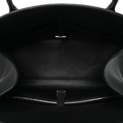 The Row Matte Grained Calfskin Margaux Shoulder 12 Black 5 of 9