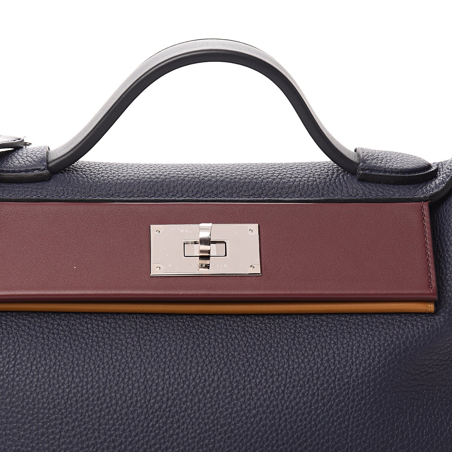 Hermes Togo Swift 24/24 29 Bleu Nuit Bleu Indigo Bordeaux Kraft 9 of 9