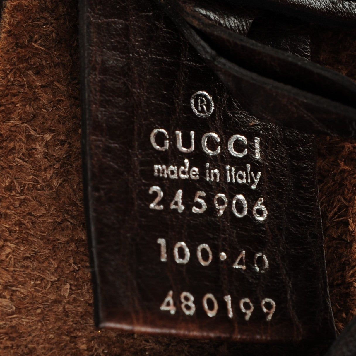 Calfskin Guccissima Buckle Belt 100 40 Dark Brown