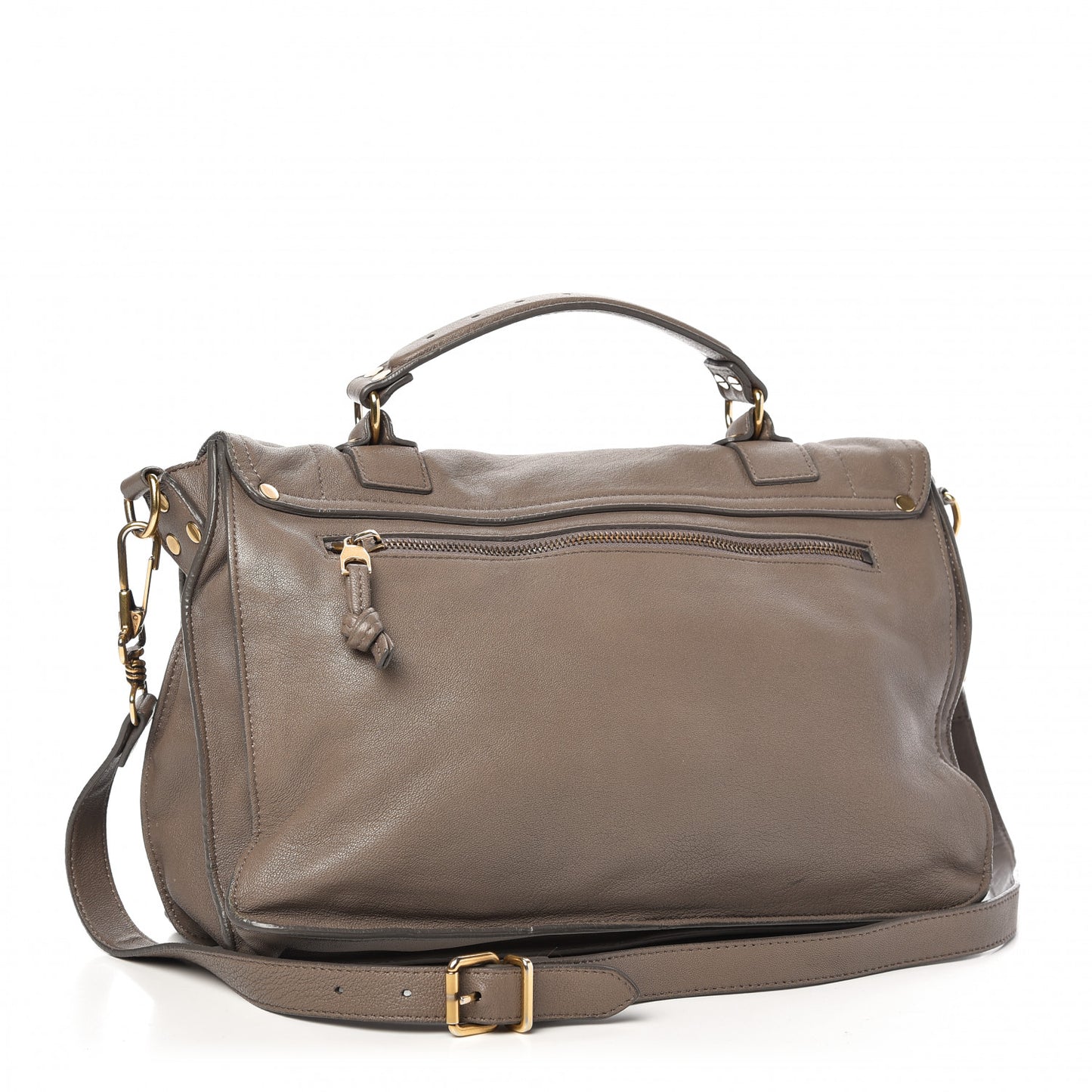 Lambskin Medium PS1 Satchel Smoke