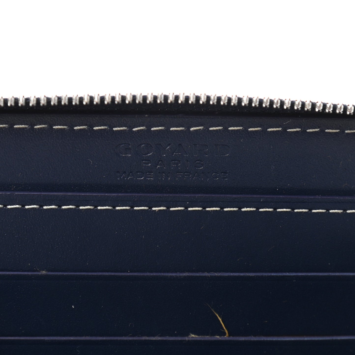 Goyardine Matignon PM Wallet Navy