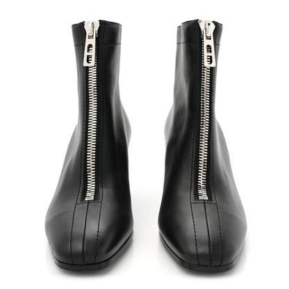 Hermes Calfskin Becky Ankle Boots 37.5 Black 2 of 10