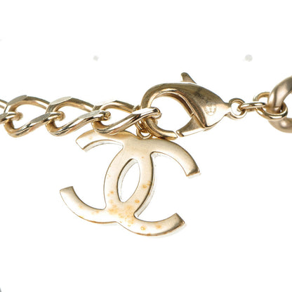 Chanel Oversized Chain Logo Necklace Gold 3 of 5