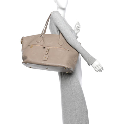 Louis Vuitton Empreinte Monogram Giant Travel Bag Tourterelle Creme 3 of 11