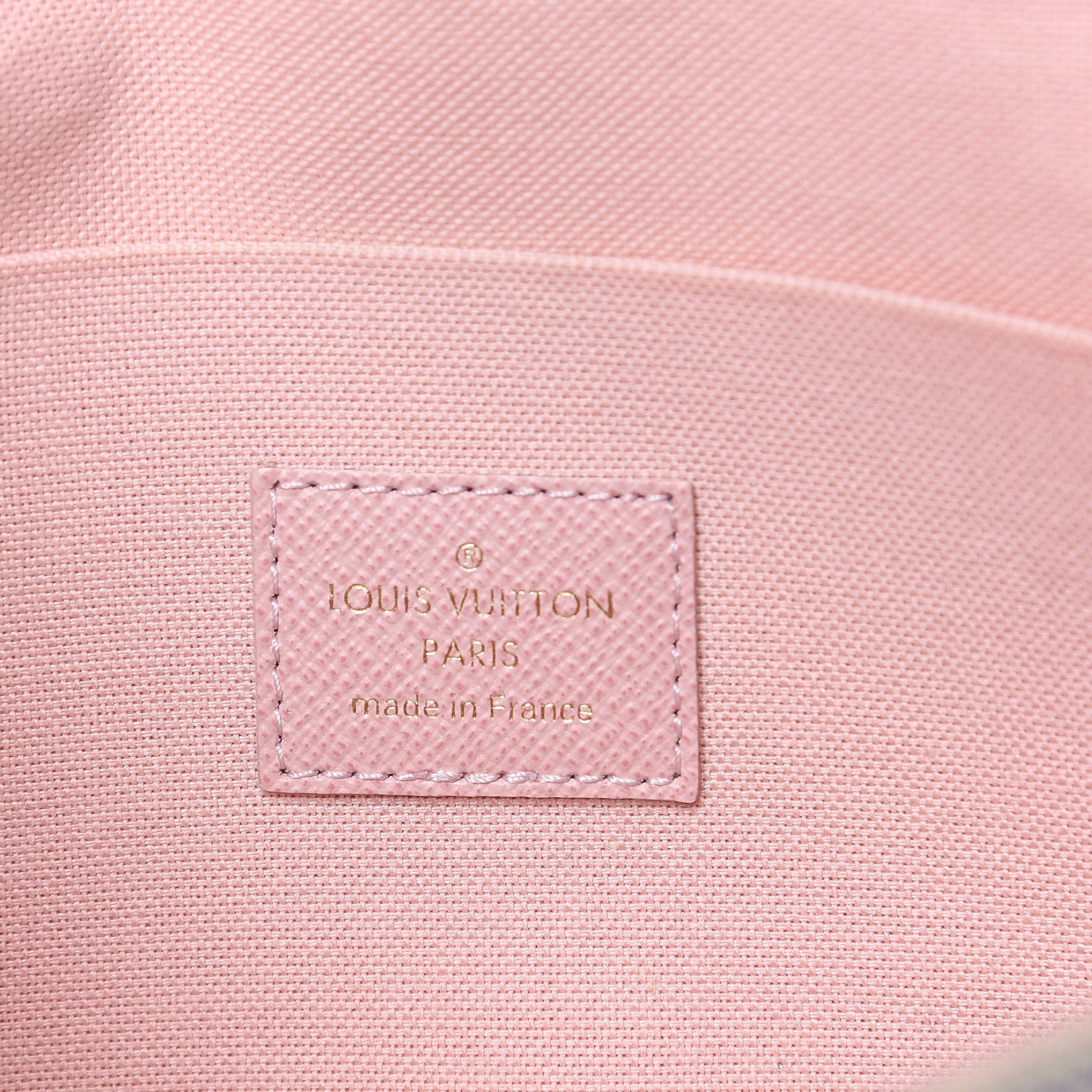 Louis Vuitton Damier Azur Pochette Felicie Chain Wallet Rose Ballerine 6 of 11