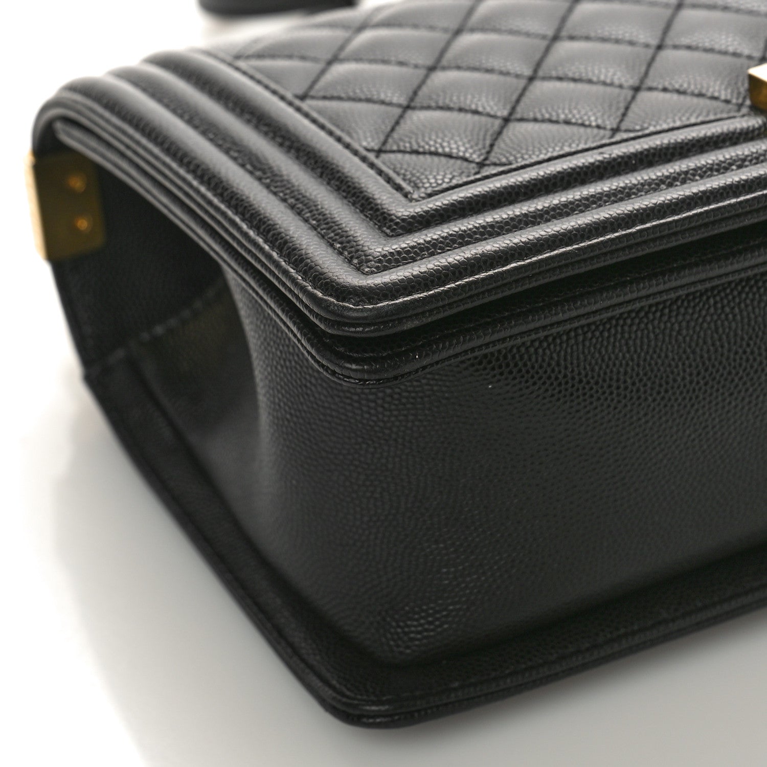 Chanel Caviar Quilted Medium Boy Flap Black 8 of 10