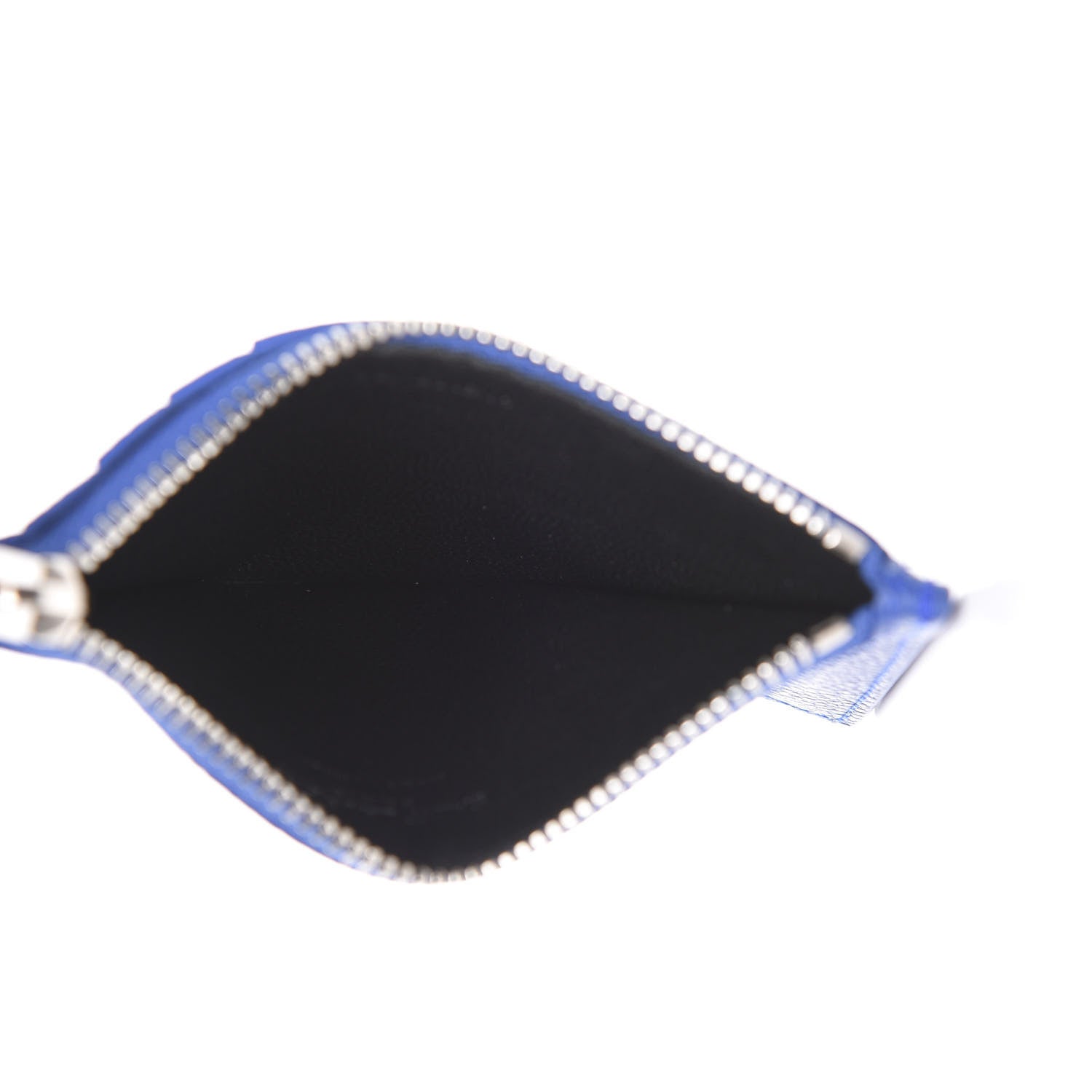 Saint Laurent Grained Calfskin 5 Fragments Zip Pouch Card Holder Deep Marjorelle 5 of 8