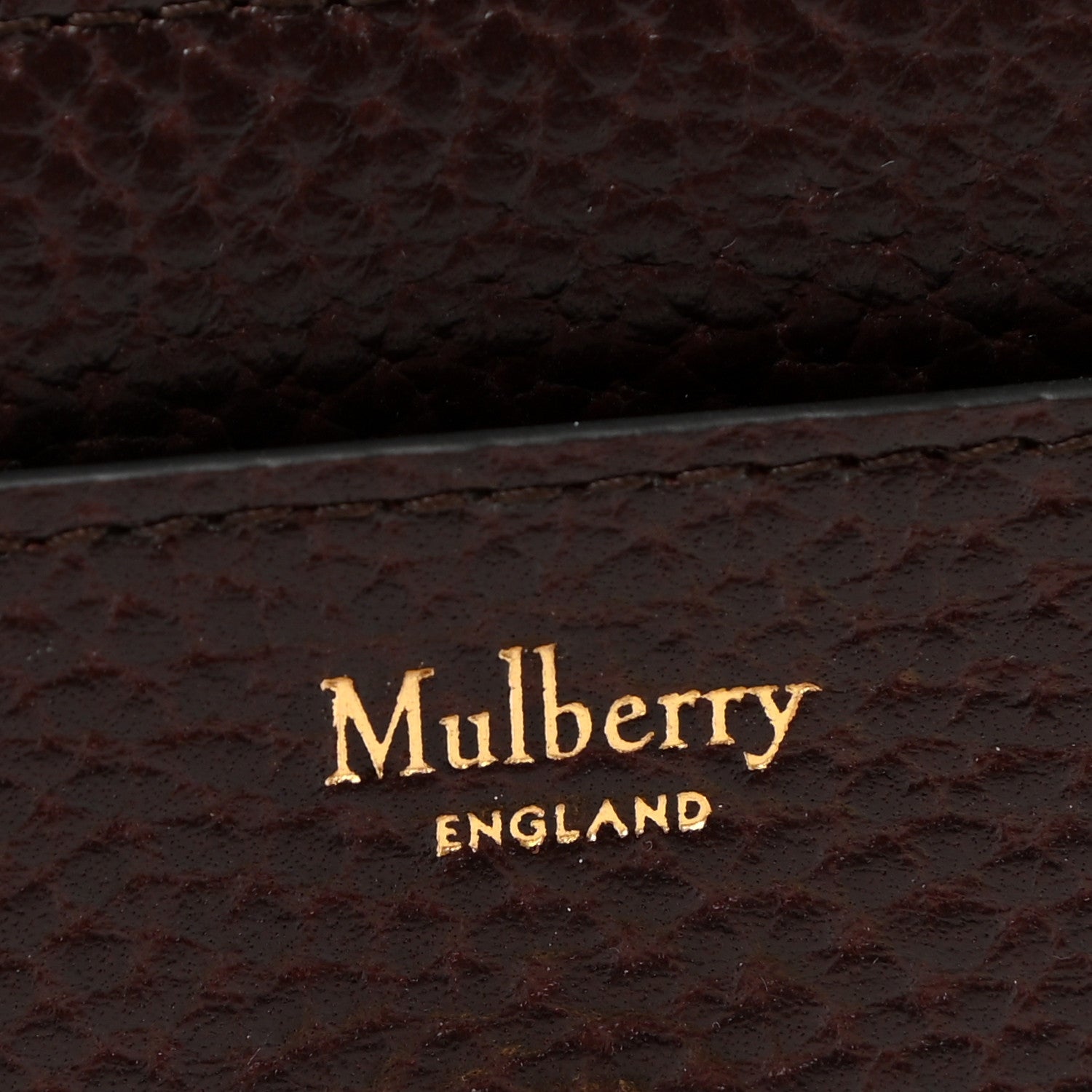 Mulberry Grain Vegetable Tanned Calfskin Darley Wallet Oxblood 6 of 7