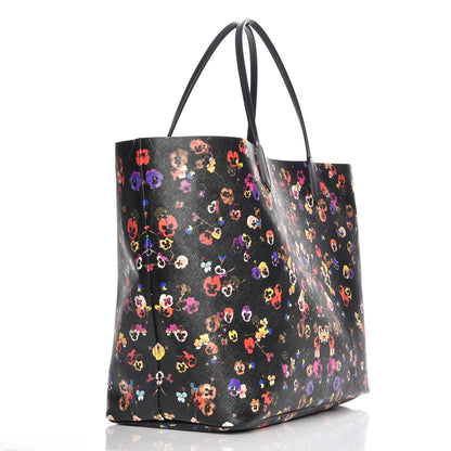 Givenchy Coated Canvas Pansy Print Large Antigona Tote Black 3 of 7