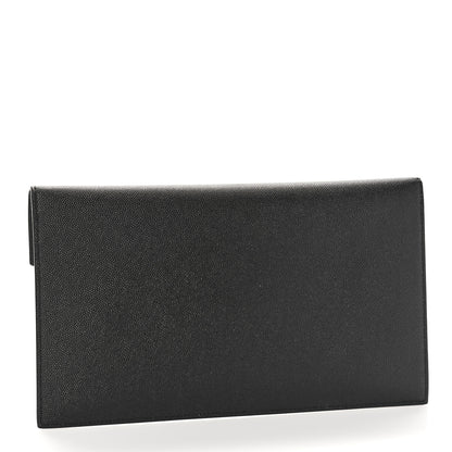 Saint Laurent Grain De Poudre Uptown Pouch Black 3 of 9