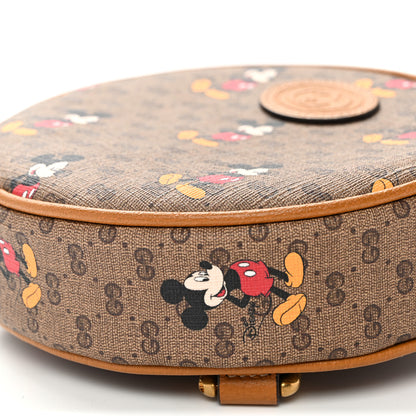 Gucci X DISNEY Mini Vintage GG Supreme Monogram Mickey Mouse Round Backpack  Beige Vintage Sun Oil 10 of 10