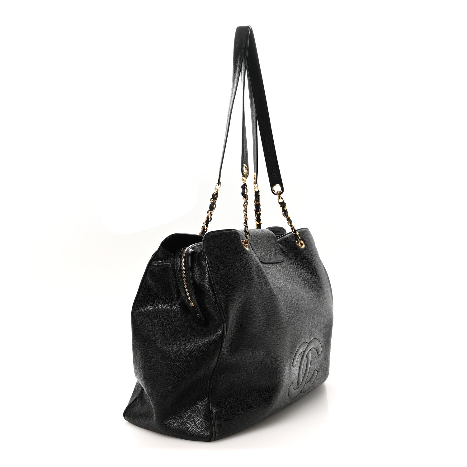 Chanel Caviar XL Weekender Bag Black 3 of 11
