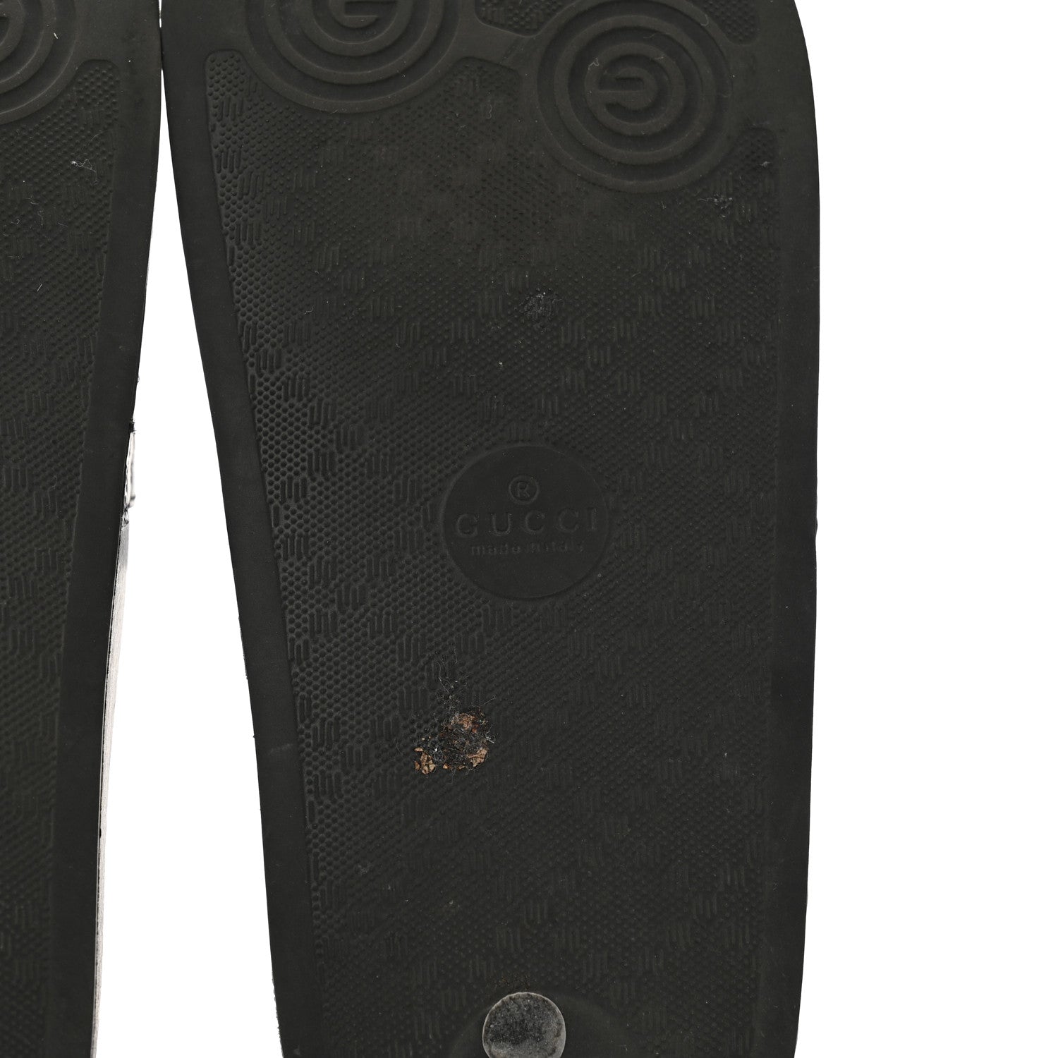 Gucci Microguccissima Slide Sandals 36 Black 8 of 10