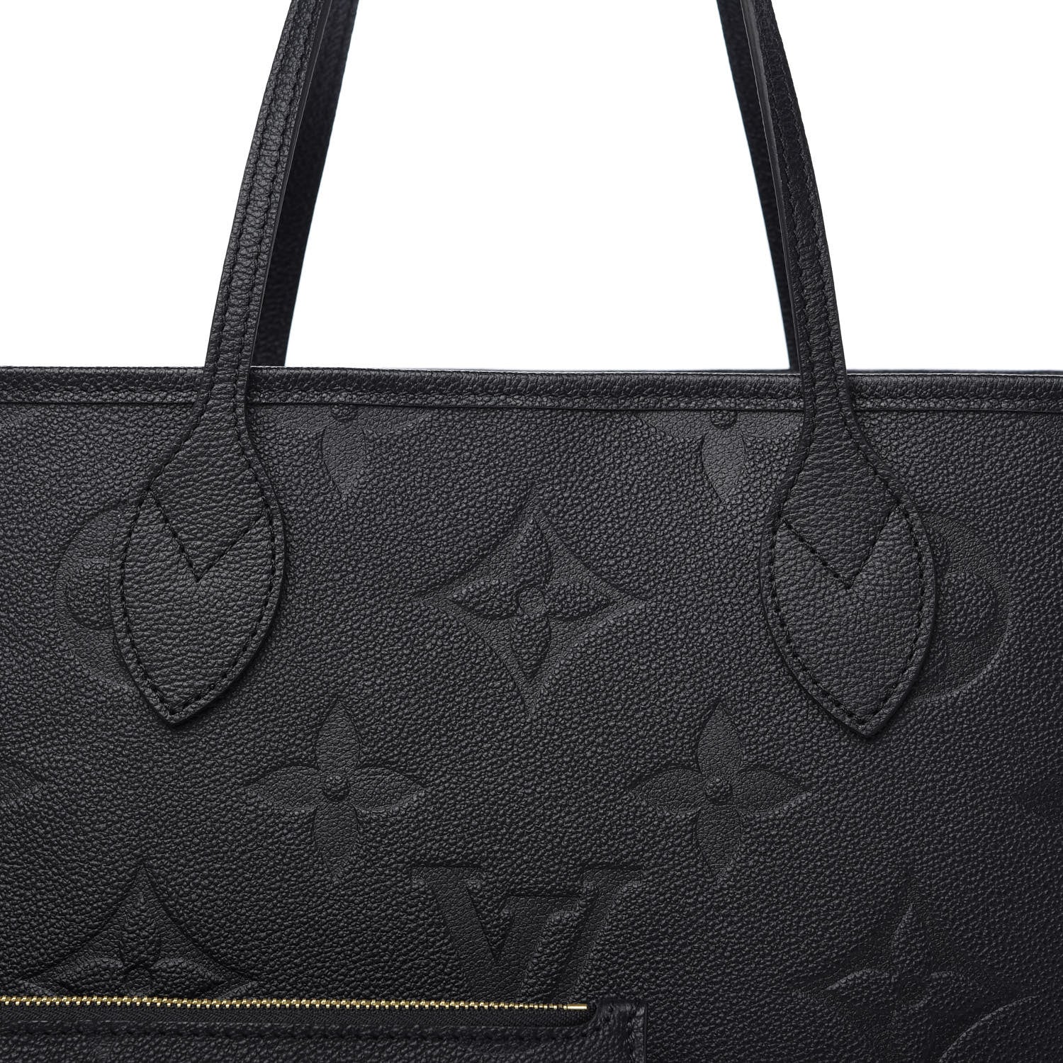 Louis Vuitton Empreinte Monogram Giant Neverfull MM Black 10 of 10