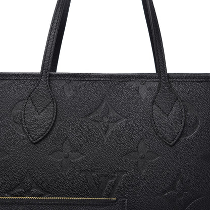 Louis Vuitton Empreinte Monogram Giant Neverfull MM Black 10 of 10