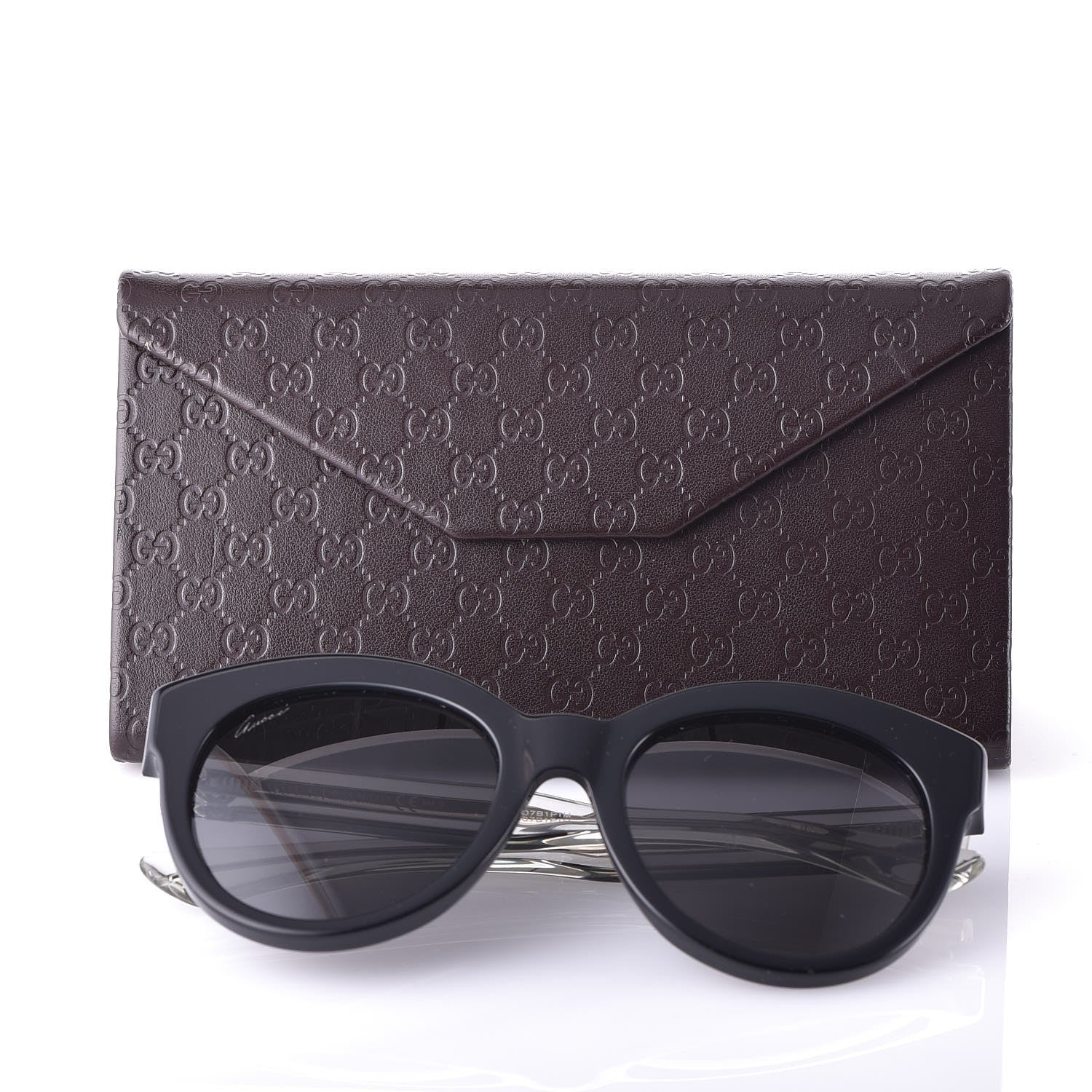 Gucci Cat Eye GG3749/S Sunglasses Black 8 of 8