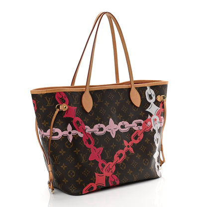 Louis Vuitton Monogram Bay Neverfull MM Rose Ballerine Poppy 3 of 11