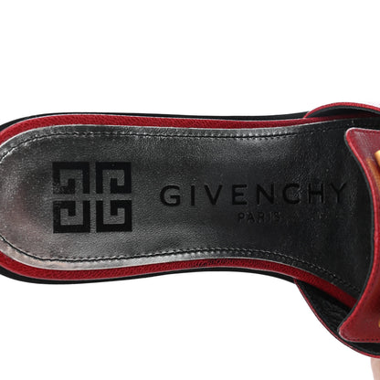 Givenchy Goatskin 4G Flat Sandals 37 Red 8 of 9