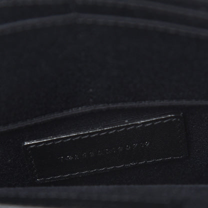 Saint Laurent Matte Grain De Poudre Zipped Document Holder Deep Marine 6 of 9