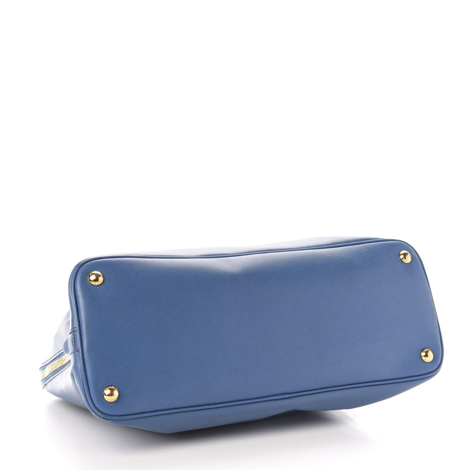 Prada Saffiano Lux Large Promenade Tote Bluette 4 of 13
