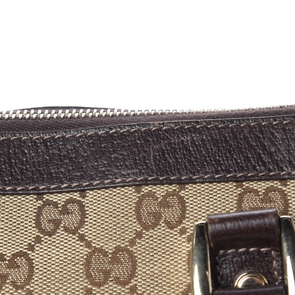 Gucci Monogram Medium Abbey Tote Dark Brown 17 of 19