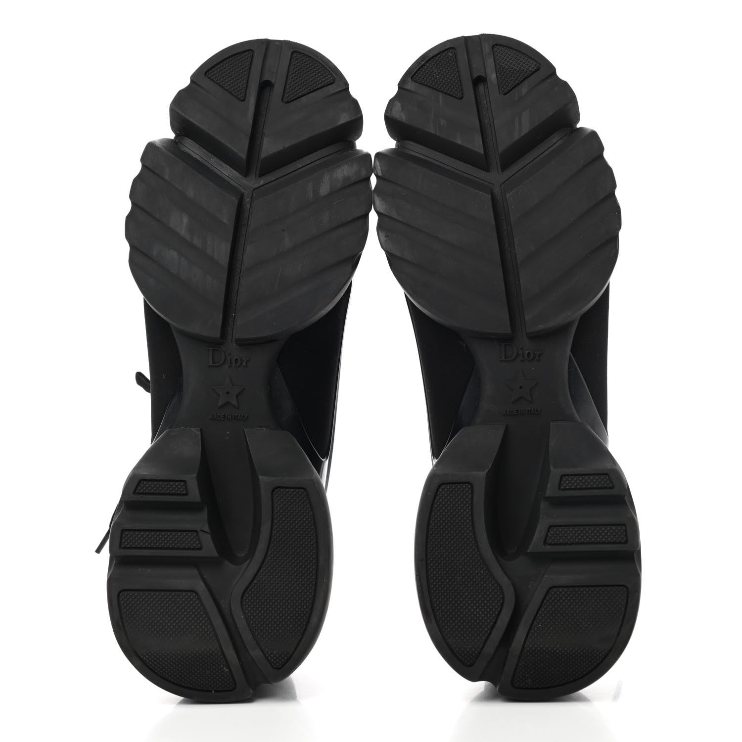 Christian Dior Neoprene Rubber Womens D-Connect Sneakers 38 Black 5 of 11