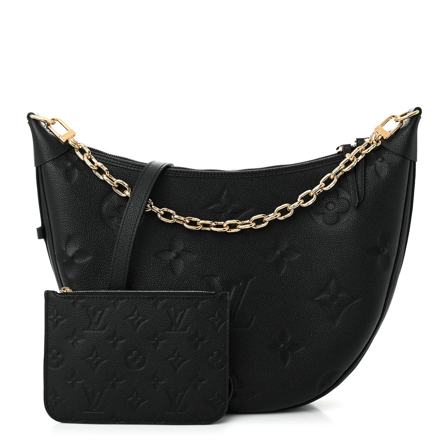 Empreinte Monogram Giant Loop Hobo Black