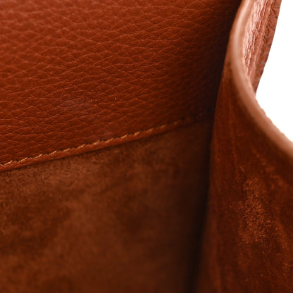 Salvatore Ferragamo Calfskin Medium Studio Soft Bag Cognac 11 of 13