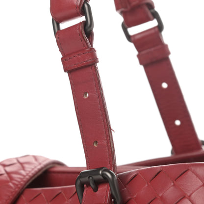 Bottega Veneta Nappa Intrecciato Medium Roma Tote Red 4 of 4