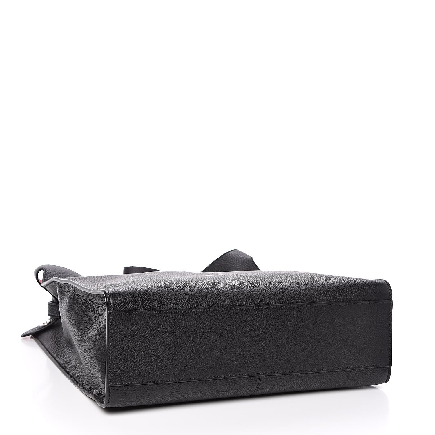 Fendi Cuoio Romano Fabric Marlon Vitello Century Peekaboo X-Lite Fit Black Rosso White Ice 4 of 9